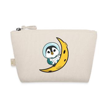 Pinguin Mond - Bio-Täschchen - Natur - Vorne
