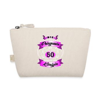 50 Geburtstag Frauen Geschenk 50 Jahre Geburtstag - Bio-Täschchen - Natur - Vorne