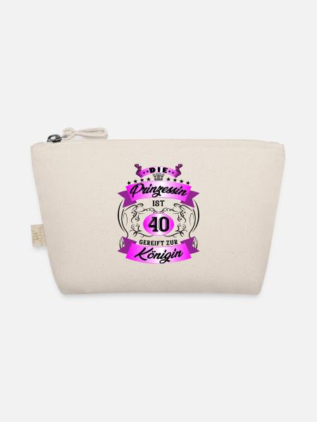 40 Geburtstag Frauen Geschenk 40 Jahre Geburtstag - Bio-Täschchen - Natur