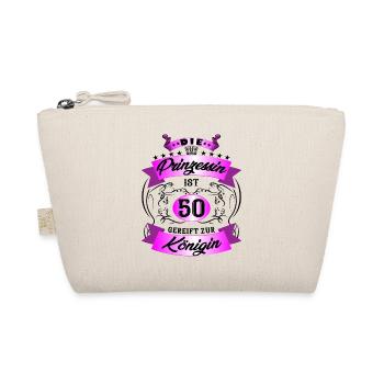50 Geburtstag Frauen Geschenk 50 Jahre Geburtstag - Bio-Täschchen - Natur - Vorne
