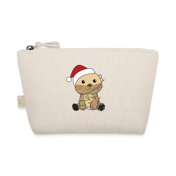 Loutre Noël Neige Animaux d’hiver Loutre - Trousse biologique - nature - Devant