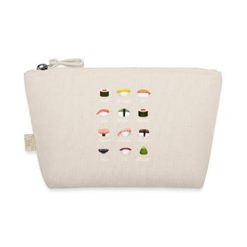 sushi kit overview menu japan manga food - Organic Pouch - nature - Front