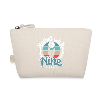 9 years 9th birthday - Organic Pouch - nature - Front
