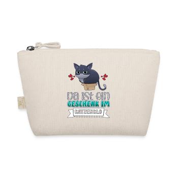 Katzenmama Katze Katzenliebhaber Geschenk im Katze - Bio-Täschchen - Natur - Vorne