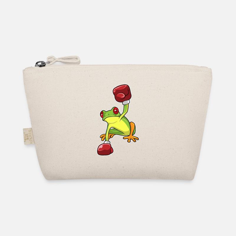 Boxe grenouille avec des gants de boxe Trousse biologique