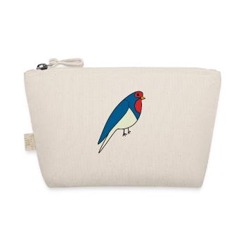 Schwalbe Vogel - Bio-Täschchen - Natur - Vorne