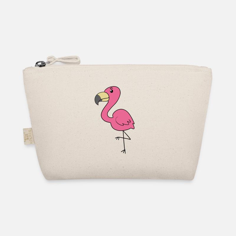Flamingo - Bio-Täschchen - Natur