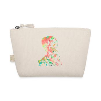 Van Gogh Cigarrette Skull Tie Dye - Organic Pouch - nature - Front