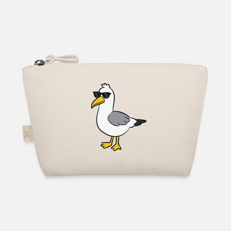 Möwe - Sonnenbrille - Bio-Täschchen - Natur