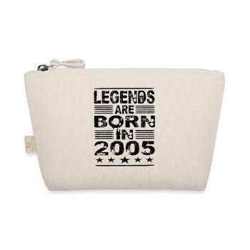 Legends are born in 2005 - Organic Pouch - nature - Front