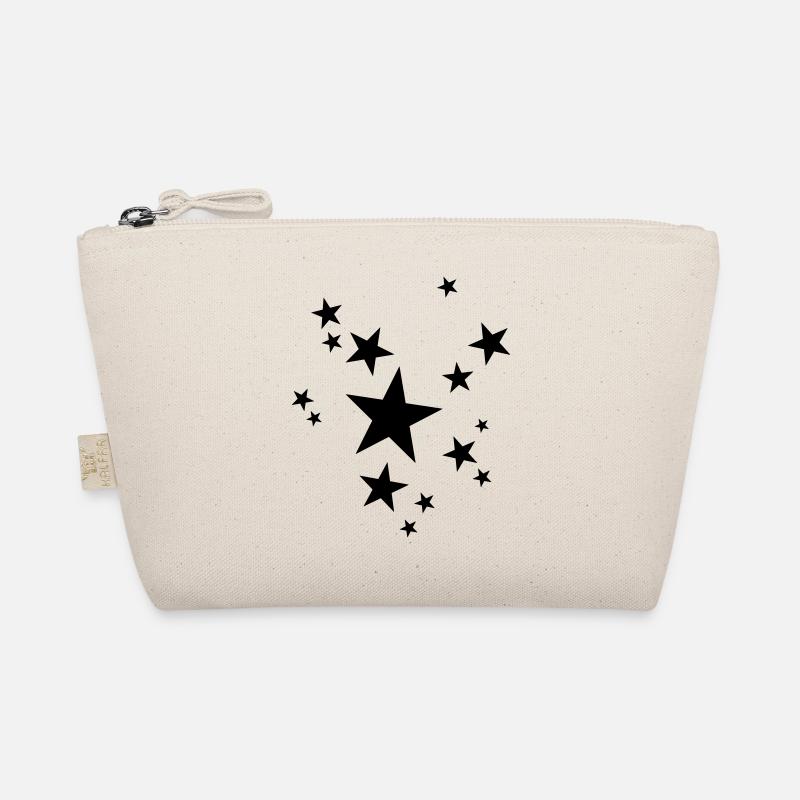 Sterne Zauber Glitzer Design Geschenk Bio-Täschchen