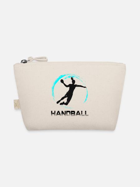 Handball - Bio-Täschchen - Natur - Vorne