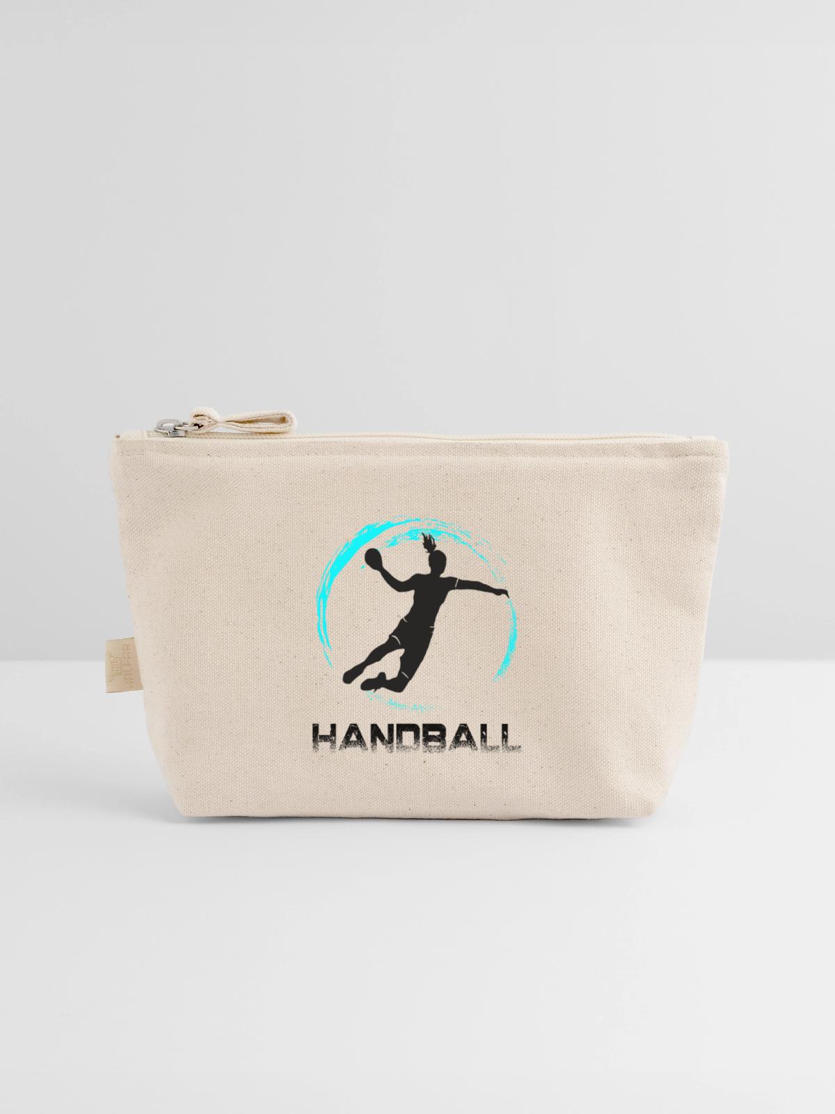 Handball - Bio-Täschchen - Natur - Vorne