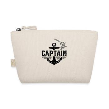 Captain Captain Boat Skipper Skipper - Organic Pouch - nature - Front