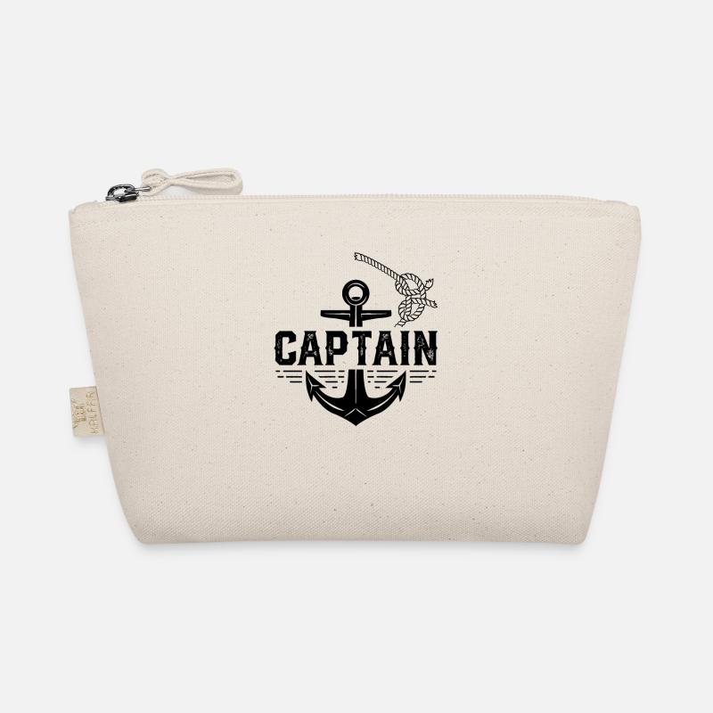 Kapitän Captain Boot Schiffsführer Bootsführer Bio-Täschchen