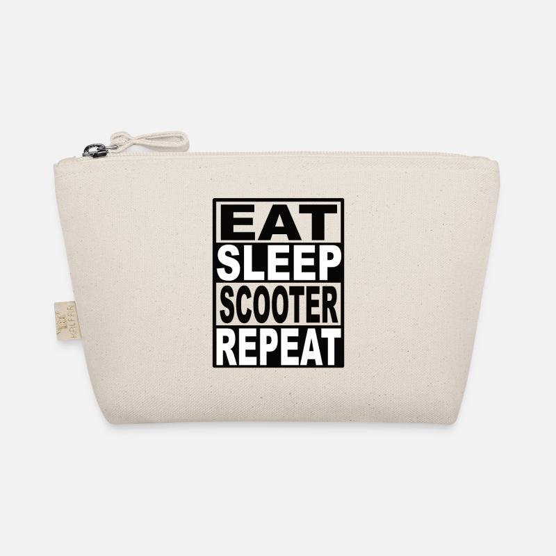 Eat Sleep Scooter Repeat Bio-Täschchen
