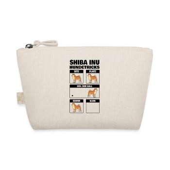Shiba Inu Hundetricks - Bio-Täschchen - Natur - Vorne