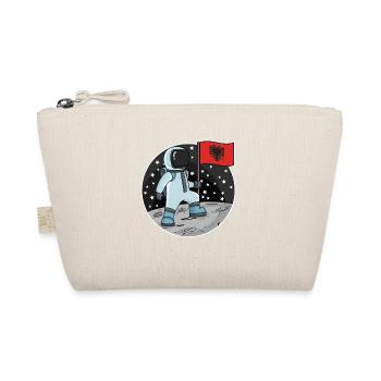 Astronaute avec drapeau Albanie - Trousse biologique - nature - Devant