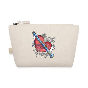 flute flute jazz recorder flute player music - Organic Pouch - nature - Front