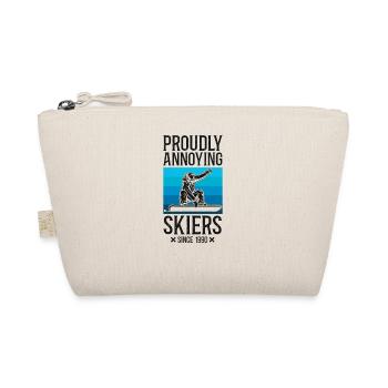Snowboarding Snowboard Ski Skiing - Organic Pouch - nature - Front