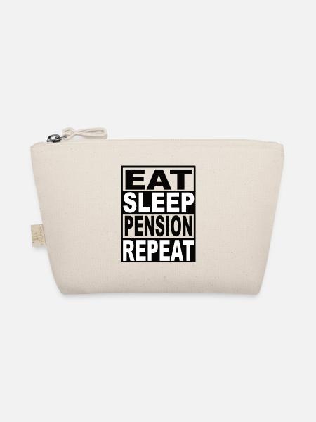 Eat Sleep Pension Repeat - Bio-Täschchen - Natur