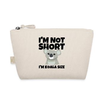 I'm Not Short I'm Koala Size Sweet - Organic Pouch - nature - Front