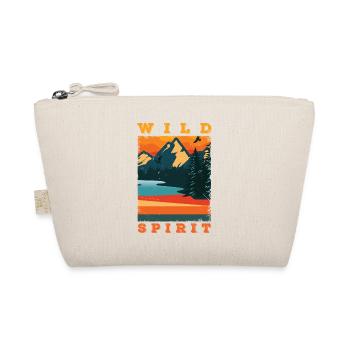 Wild Spirit Mountaineer Hiking Gift Idea - Organic Pouch - nature - Front