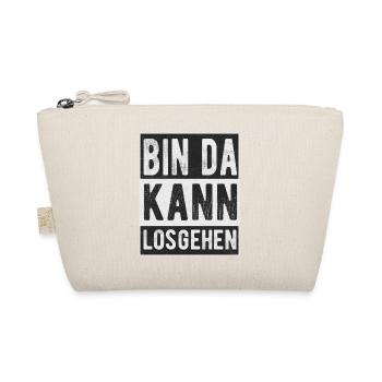 Bin da kann losgehen - Bio-Täschchen - Natur - Vorne