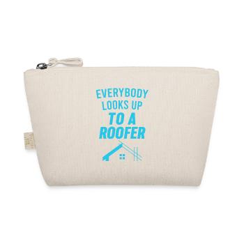 Everyone looks to a roofer Welder Tischle - Organic Pouch - nature - Front