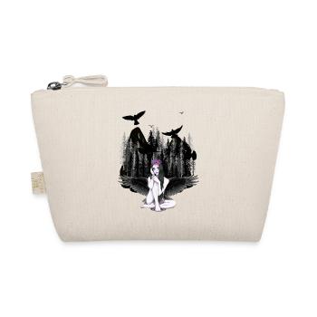 Fantasy Horror Halloween Vampir Engel Dark - Bio-Täschchen - Natur - Vorne