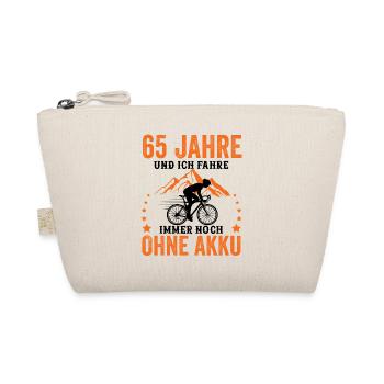 65 Geburtstag 65 Ehrentag 65 Jubiläum Radsport - Bio-Täschchen - Natur - Vorne