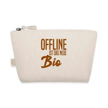 Offline ist das neue Bio - Bio-Täschchen - Natur - Vorne