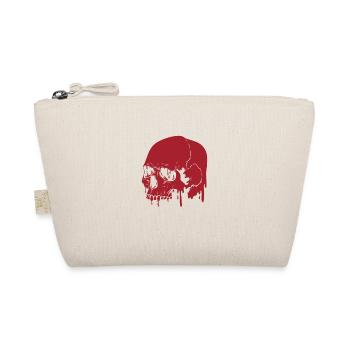 Skull Street Art Graffiti Spray Art - Organic Pouch - nature - Front
