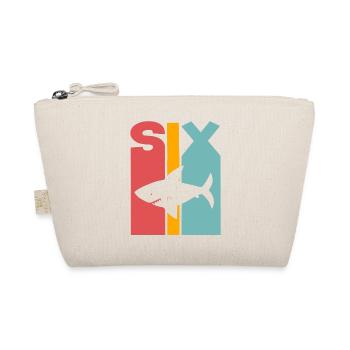6ème anniversaire 6 ans requin - Trousse biologique - nature - Devant