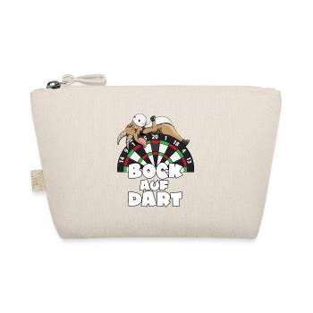 Darten Spiel Dartscheibe Bock auf Dart Dartspieler - Bio-Täschchen - Natur - Vorne