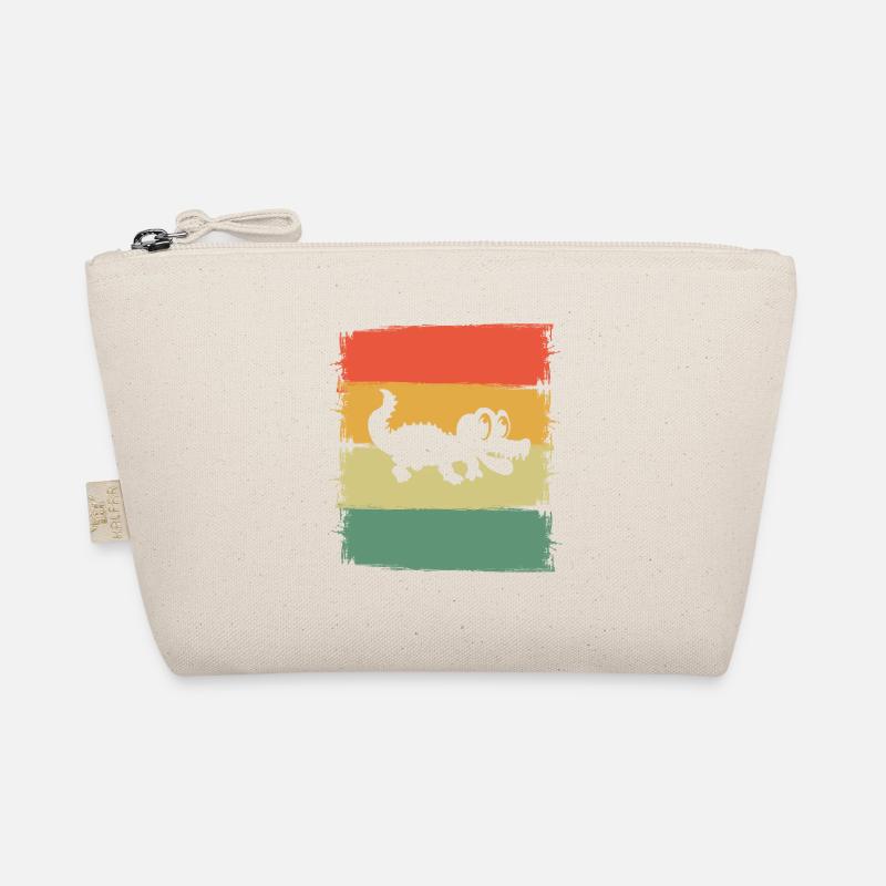 Aligator Crocodile Organic Pouch