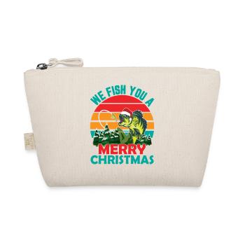 Christmas in July Quote We Fish You - Organic Pouch - nature - Front