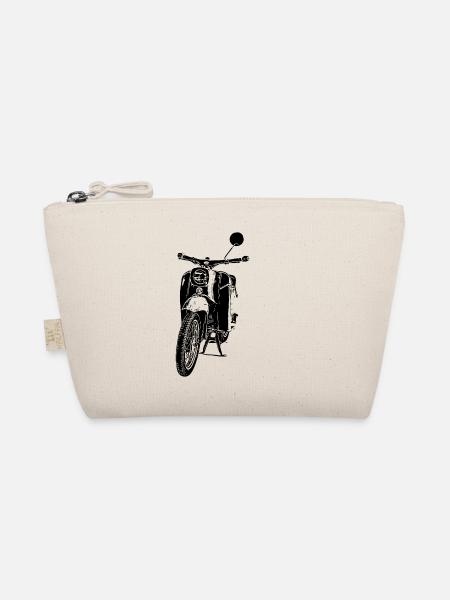 Schwalbe Moped - Bio-Täschchen - Natur - Vorne