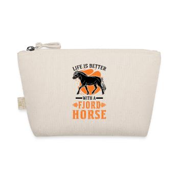 La vie est meilleure avec un Fjord Horse Fjordpferd - Trousse biologique - nature - Devant