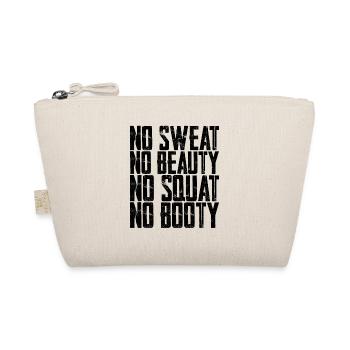 Pas de sueur Pas de beauté Pas de squat Pas de butin 5 - Trousse biologique - nature - Devant