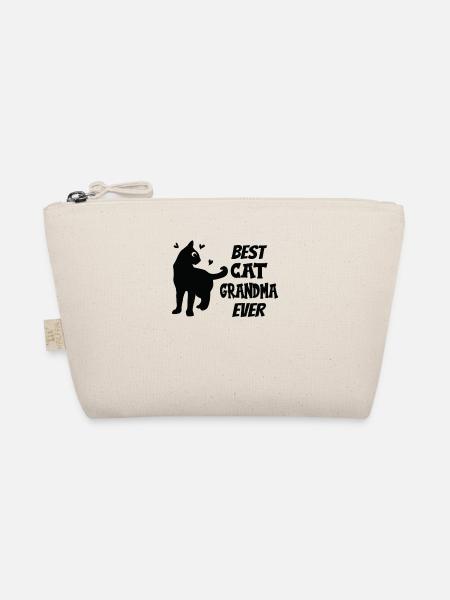 Meilleur chat Grand-mère jamais Grand-mère aime les chats - Trousse biologique - nature - Devant