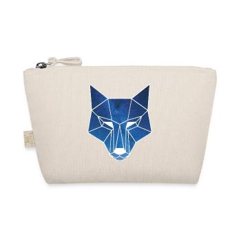White wolf and starry sky - Organic Pouch - nature - Front