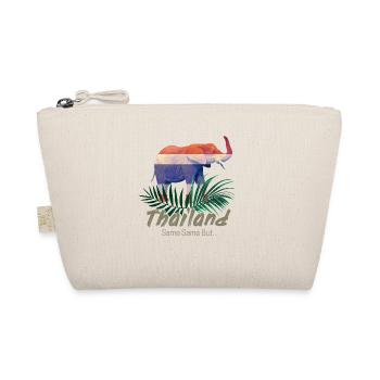 Éléphant de Thaïlande avec drapeau et cadeau jungle - Trousse biologique - nature - Devant