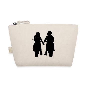 Bikercouple Motorcyclist Couple Couple Motorcycle - Organic Pouch - nature - Front