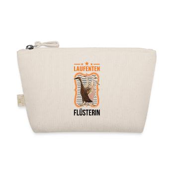 Laufenten Flüsterin Indische Laufente Flaschenente - Bio-Täschchen - Natur - Vorne