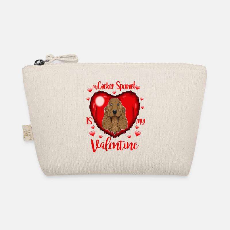 Mon cocker spaniel est mon valentine i cocker spaniel Trousse biologique