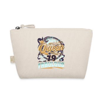 79th birthday 79 years Women Ladies Queen - Organic Pouch - nature - Front