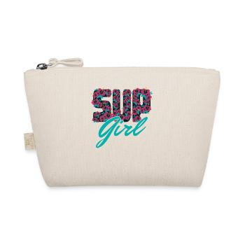 SUP Girl für Stand Up Paddle Mädchen und Frauen - Bio-Täschchen - Natur - Vorne