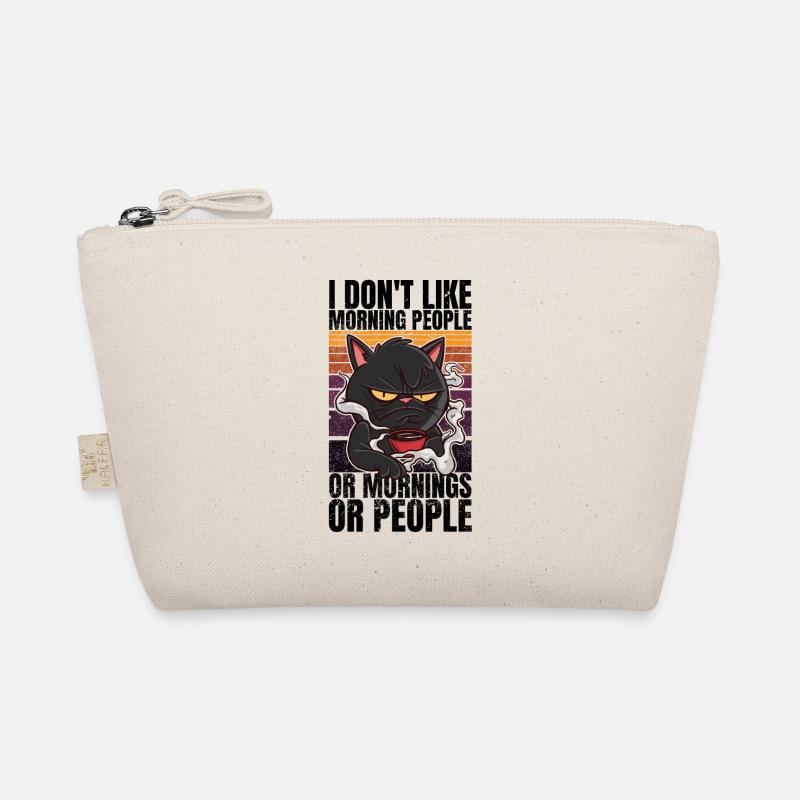 Chat avec du café - Je n’aime pas les gens du matin Trousse biologique