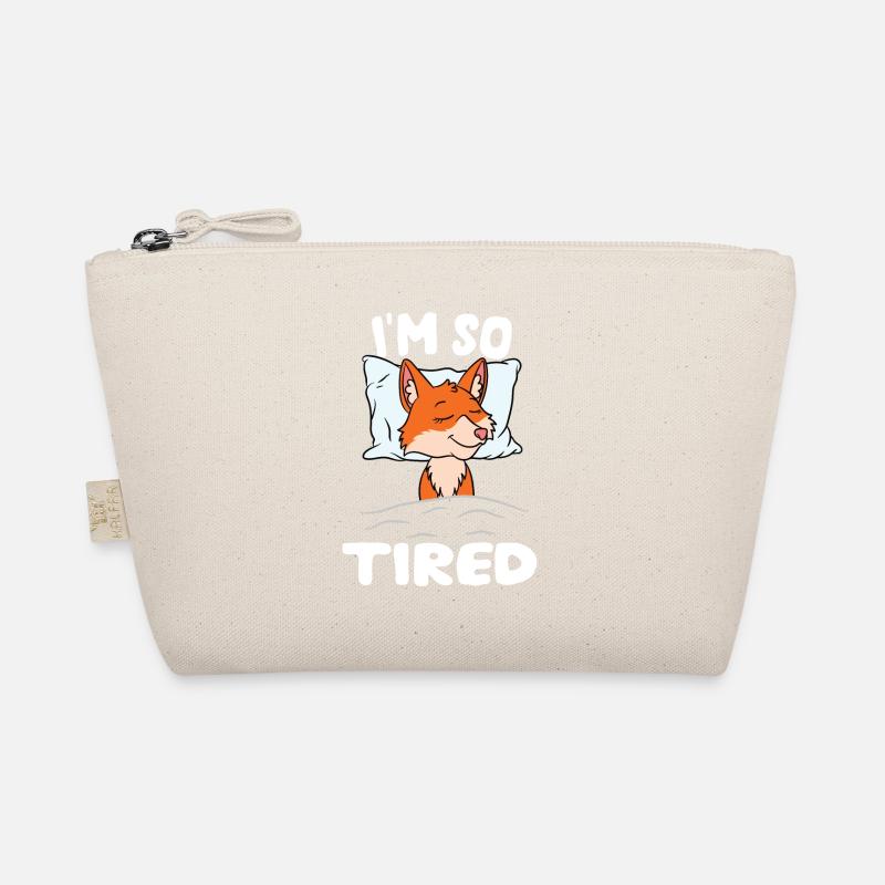 I'm so tired sleeping fox Organic Pouch